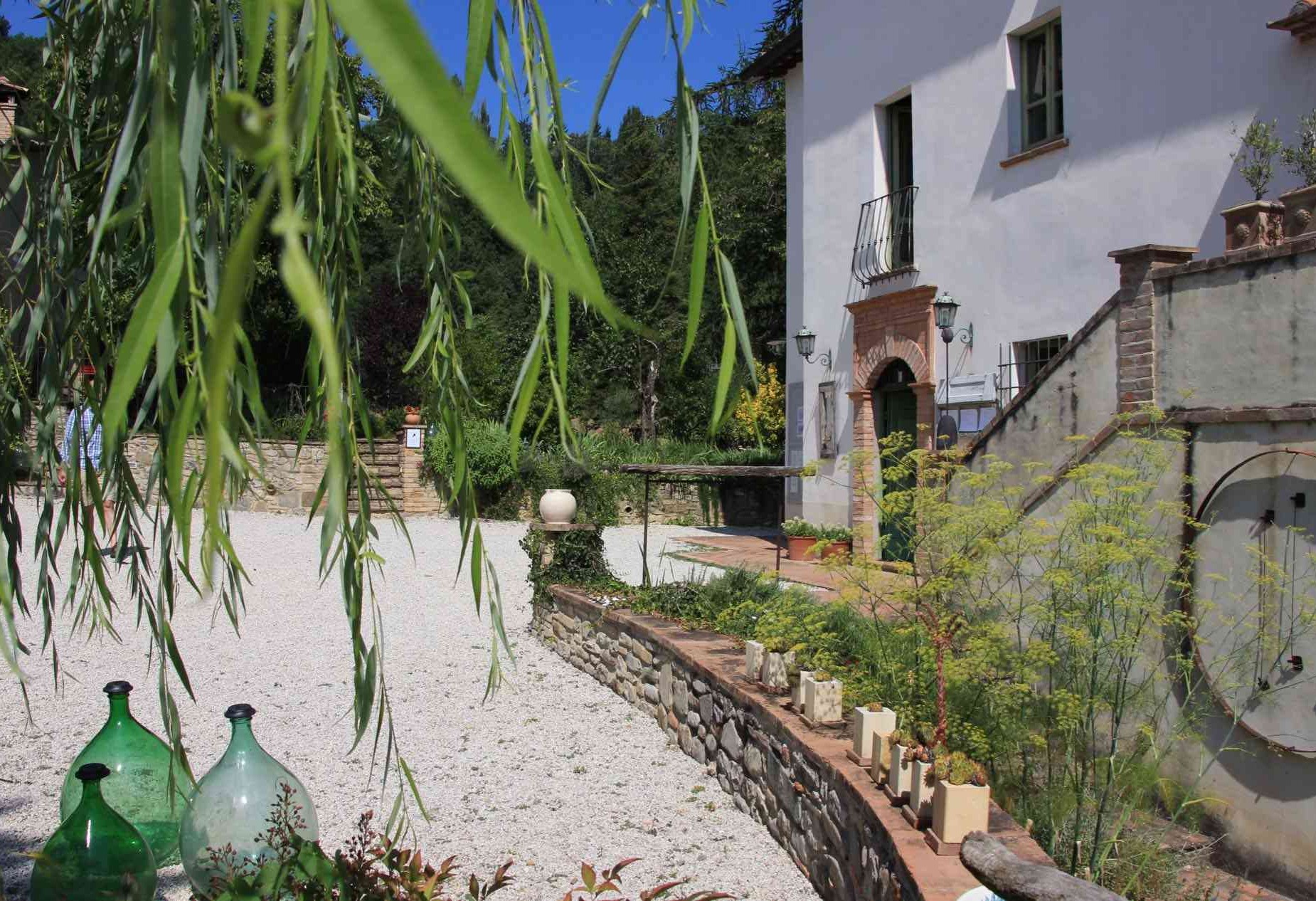 Countryhouse front view Countryhouse in Umbria